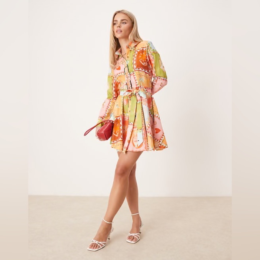 NWT NEVER FULLY DRESSED Lauren Shirt Dress Sz 12 - Picture 2 of 14